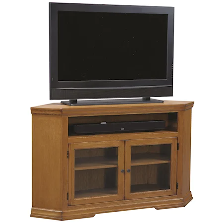 55" Corner Console with 2 Doors